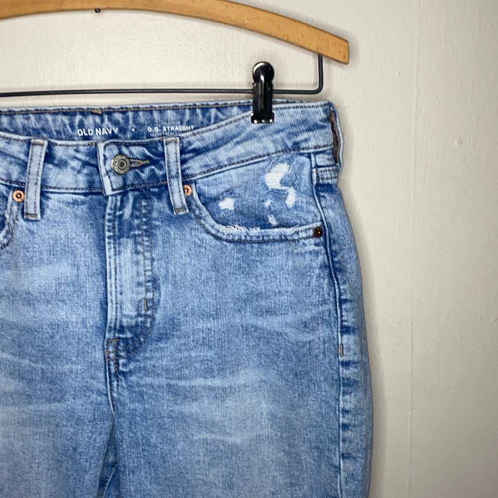 🛍️Like new OG Straight high-rise size 4 light wash jeans! - Picture 1 of 9